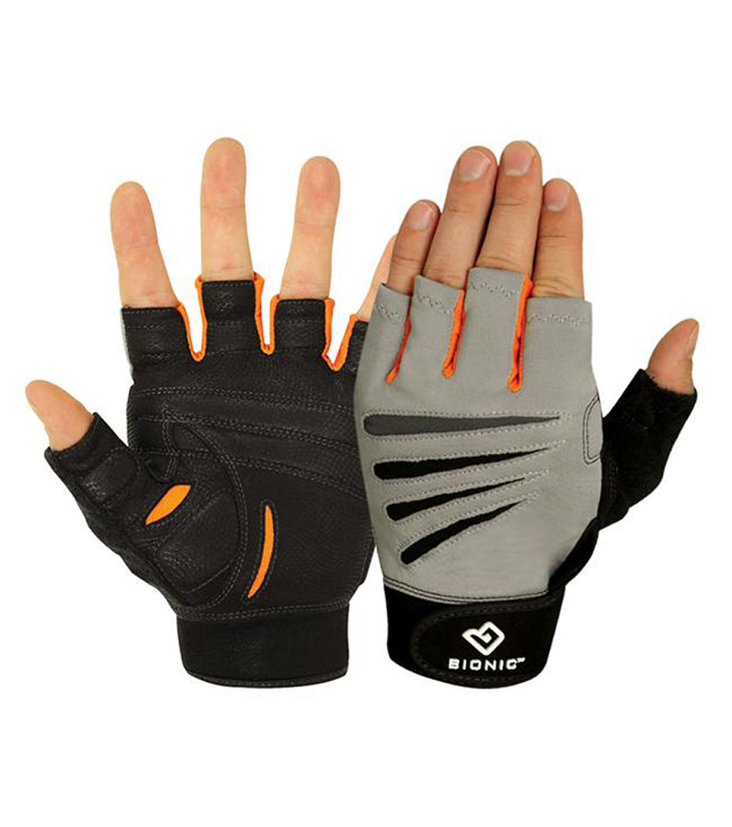 Bionic Fitness Gloves Mens Gym and Fitness Gloves Half Finger