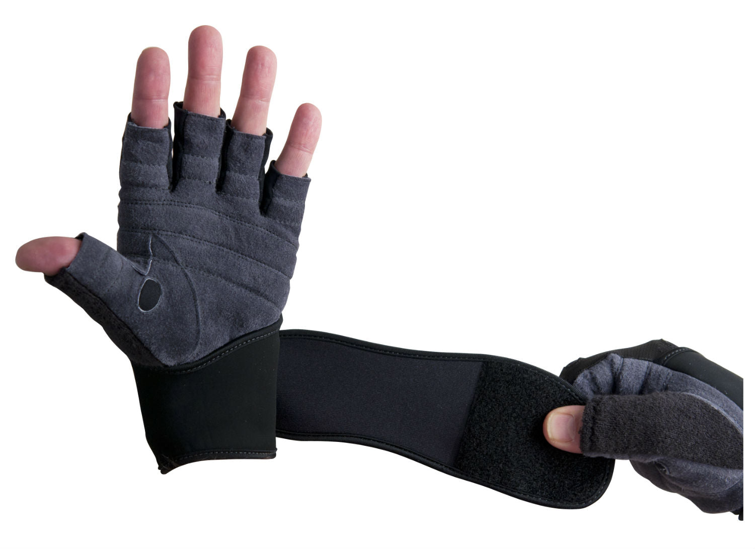 Fingerless gym gloves online